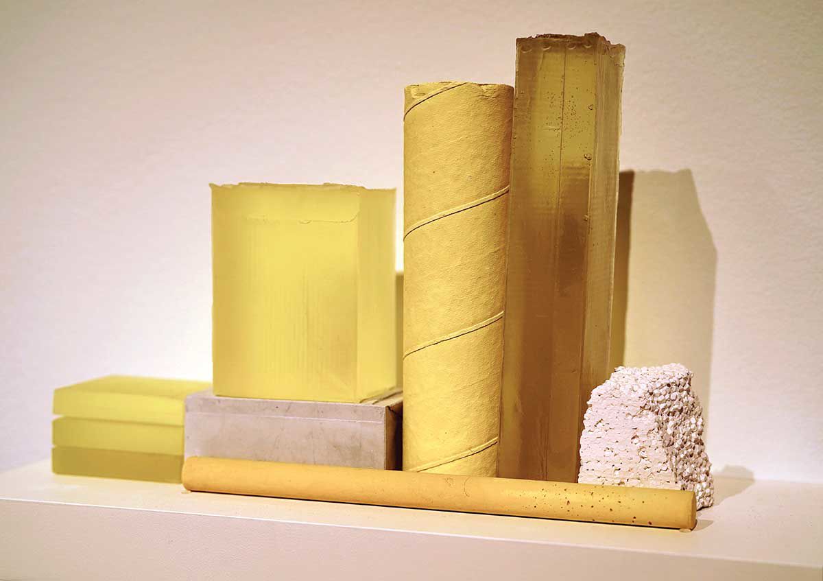 Rachel Whiteread's "Yellow Stand Up"